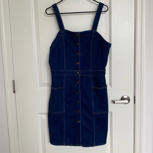 Oat New York Denim Dress Size 12 - Picture 2 of 11